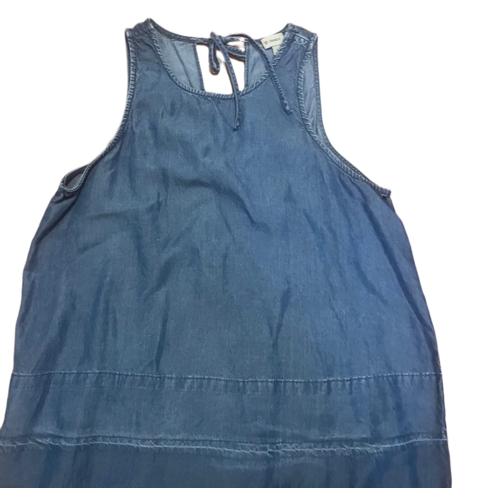 Cremieux Denim Tank Back Tie